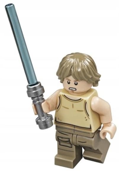 Lego figure @@@ LUKE SKYWALKER + SWORD @@@ from set 75208