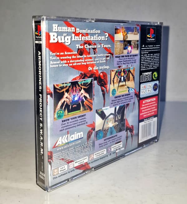 The ARMORINES PROJECT S.W.A.R.M. PSX game