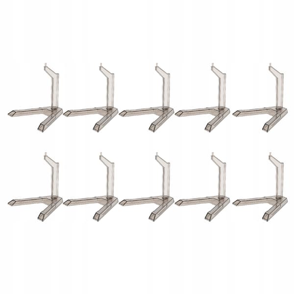 Universal figure display stand, 10-piece set. Display stand for model figures up to 1/144 SD scale