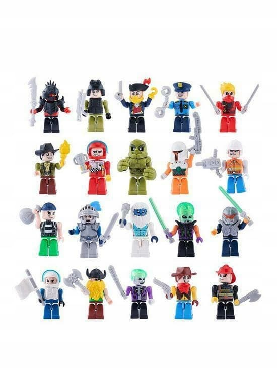 ZURU MAX Build More Mini Figures Set – Set of 15 Mini Figures