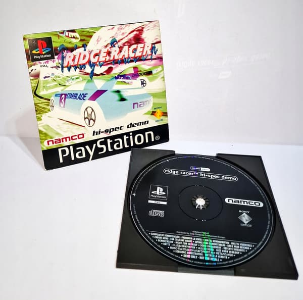 RIDGE RACER HI-SPEC DEMO PSX PS1 .