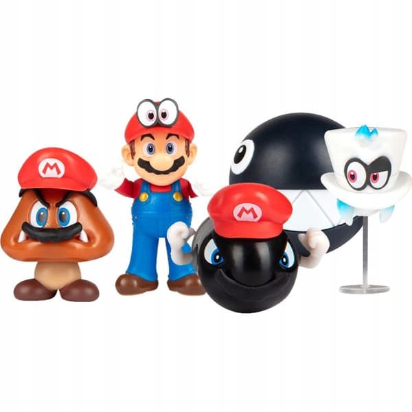 Super Mario Bros. Odyssey Goomba Cappy Figurine Set