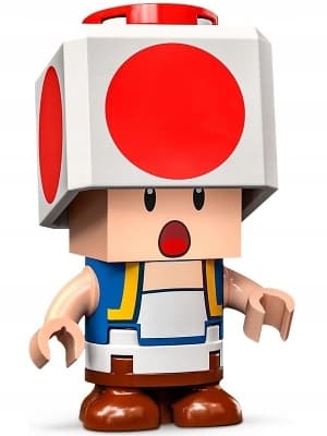 LEGO SUPER MARIO minifigure mar0095 Toad – Surprised (9g)