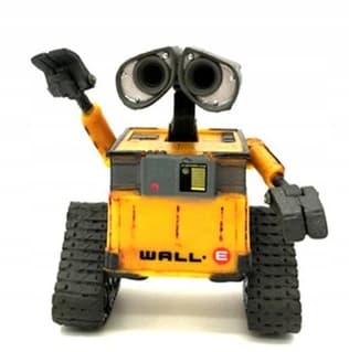 HIT FIGURINES FROM THE FILM WALL-E: WALL-E AND EVE, THE ROBOTS