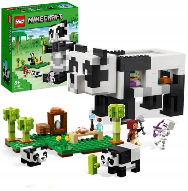 LEGO Minecraft Panda Sanctuary set