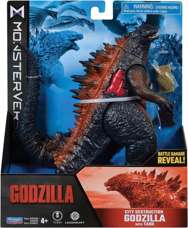 PLAYMATES TOYS Godzilla City Destruction Godzilla Figure, 15 cm