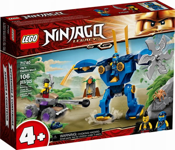 LEGO 71740 NINJAGO ELEKTROMECH – 106 pieces