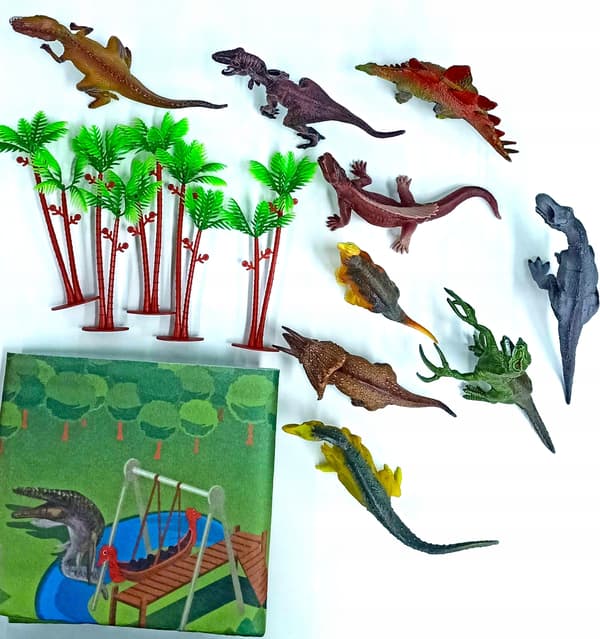 Dinosaur World Temi 3+ P9C92 figurines with playmat