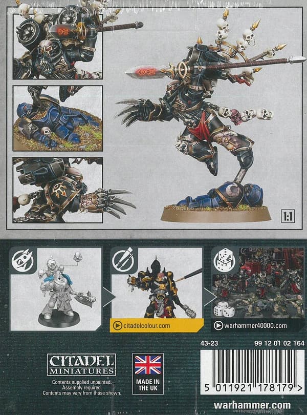 Warhammer Chaos Space Marines Haarken Worldclaimer, Apokalypsens budbringer