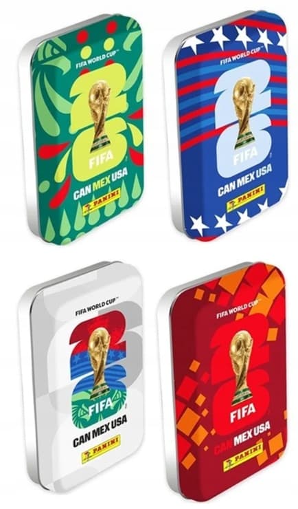 PANINI FIFA WORLD CUP 2026 MINI TIN – 8 SACHETS WITH STICKERS