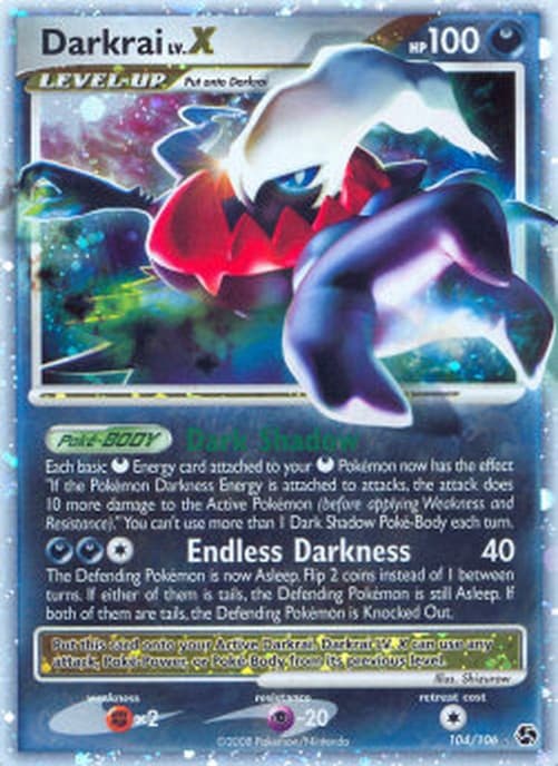 Pokemon Darkrai LV.X
