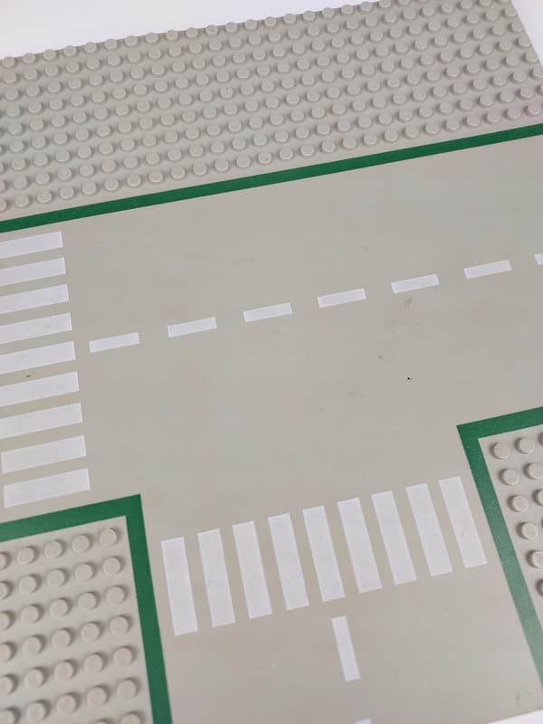 Lego building plates – streets, 32x32, model set, 4 pieces, P040