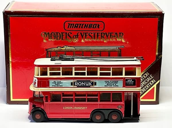 MATCHBOX-MOY No. Y10 1931 DIDDLER TROLLEY BUS (B)