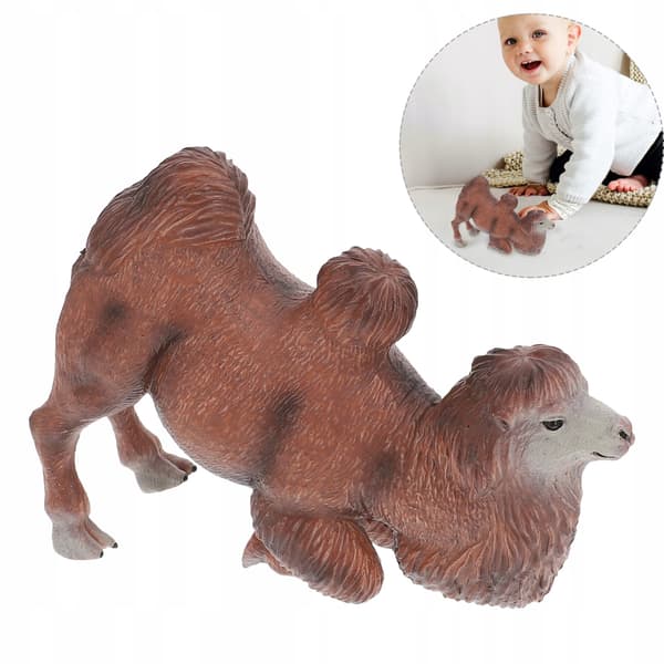 DECORATIVE PLASTIC CAMEL FIGURINE FOR A DESK