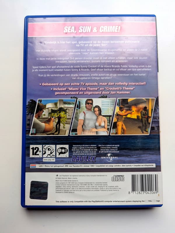 *** MIAMI VICE PLAYSTATION 2 PS2 PSX ***