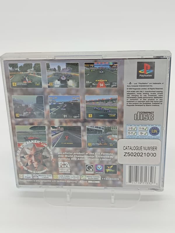 Formula 1 game for Sony PlayStation (PSX)