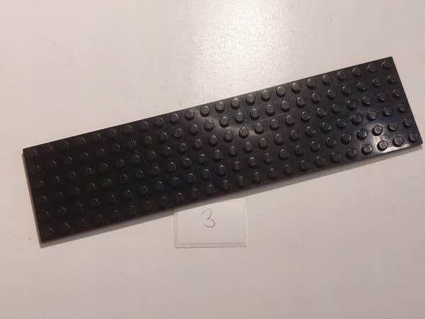 LEGO 3026 6x24 black brick