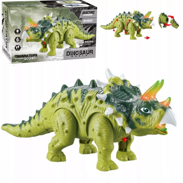 GREEN INTERACTIVE WALKING DINOSAUR FOR CHILDREN