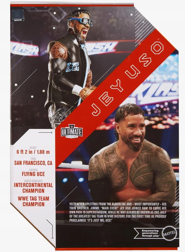 MATTEL WWE Ultimate Jey Uso Figure