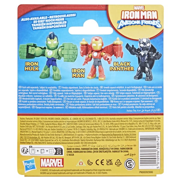 IRON MAN AND THE MARVEL TEAM – HASBRO BLACK PANTHER FIGURE