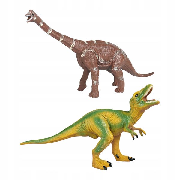 2x Realistic dinosaur figurines Play set Small dinosaur figurines for Style D