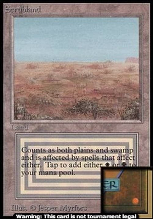 Magic: The Gathering Scrubland