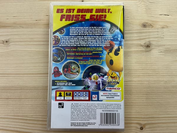 PAC-MAN WORLD 3 – disc in excellent condition, PSP manual