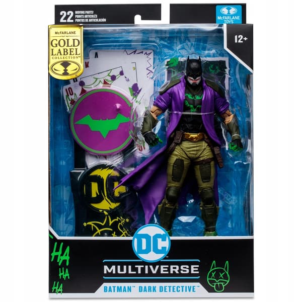 Batman (Dark Detective; Jokerised) figure from the DC Multiverse range