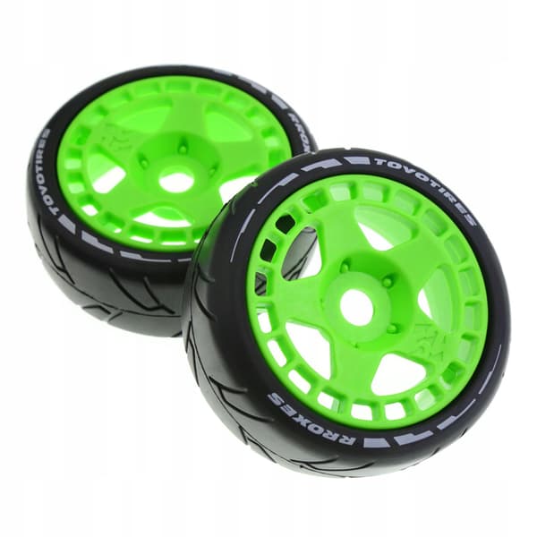 4 pieces 1/8 1/7 Resist Buggy, fluorescent green