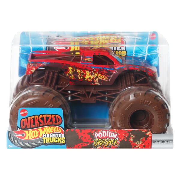 FYJ83 Hot Wheels Monster Trucks 20cm PODIUM CRASHER