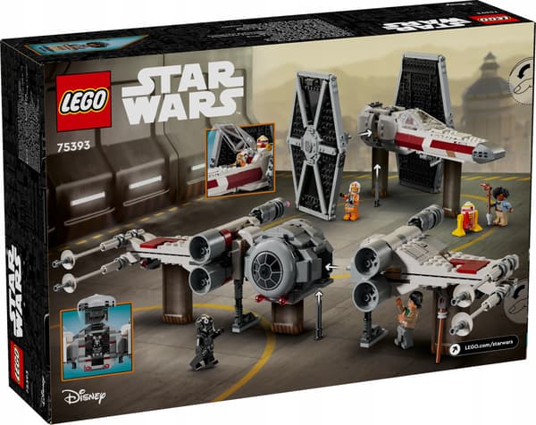 LEGO Star Wars 75393 TIE Fighter and X-wing – Combo Set