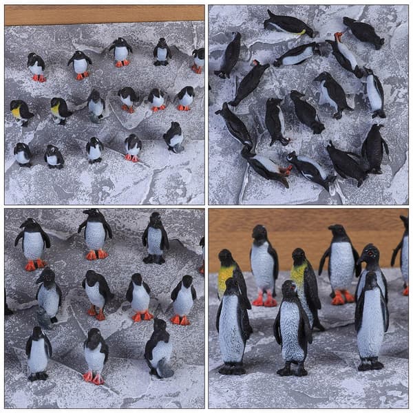 32 CREATIVE PENGUIN FIGURINES MADE FROM HIGH-QUALITY PVC