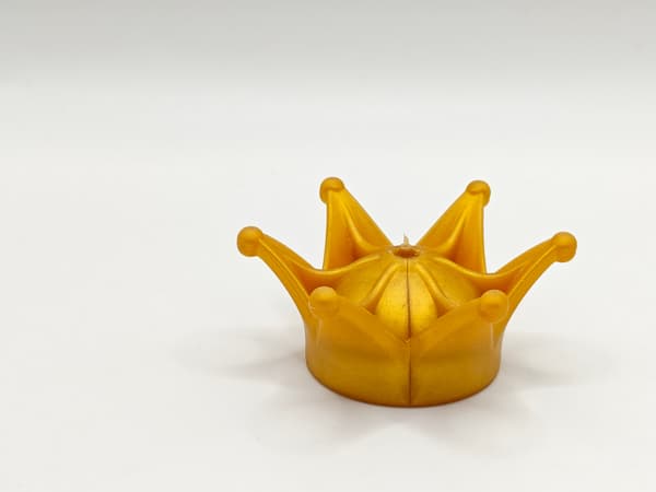 Duplo Lego brick – golden crown