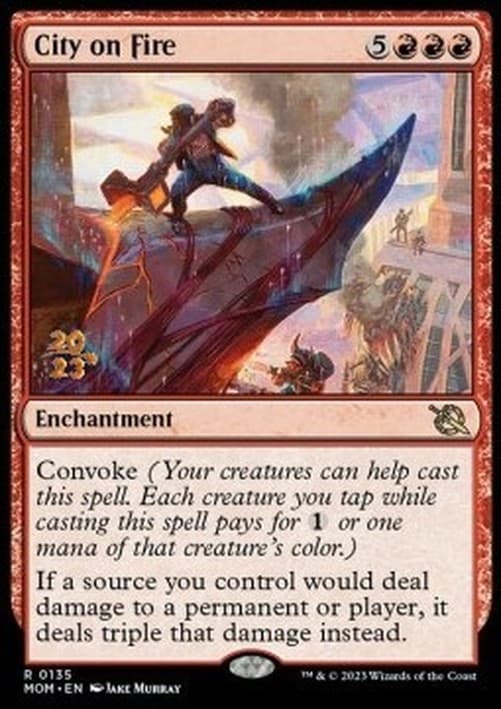 Magic: The Gathering City on Fire