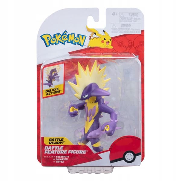 POKÉMON ORIGINAL JAZWARES ACTION FIGURE – TOXTRICITY ATTACK FUNCTION