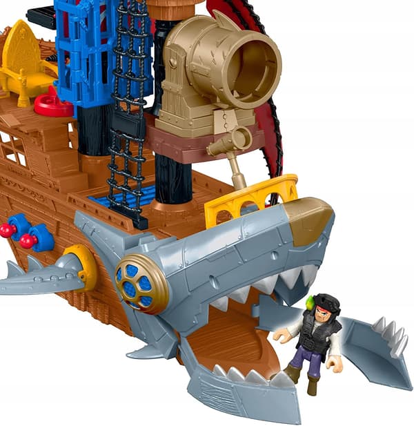 FISHER-PRICE Imaginext Shark Bite Pirate Ship Set