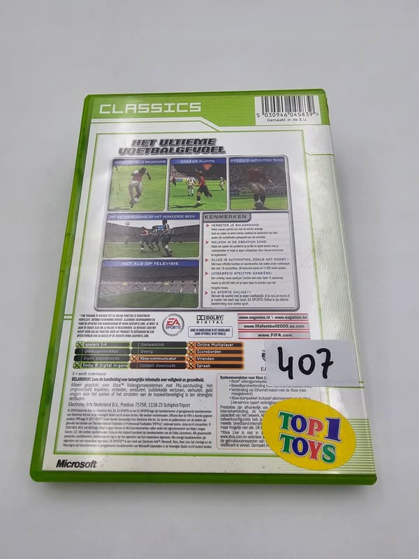 XBOX FIFA FOOTBALL 2005