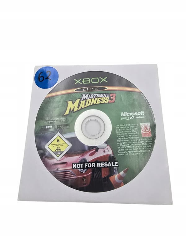 XBOX MIDTOWN MADNESS 3