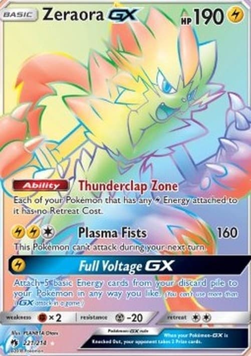 Pokemon Zeraora GX