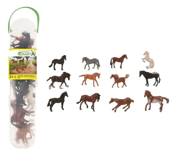 Collecta Mini Horses – metal box