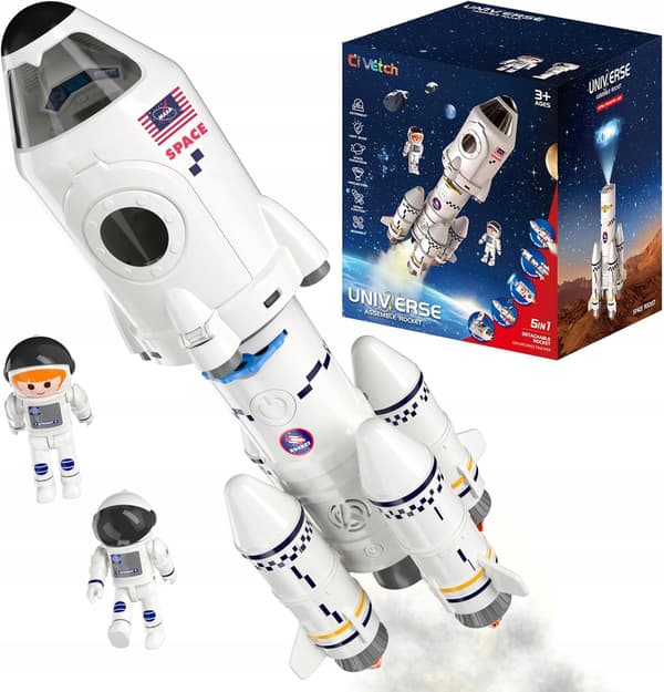 5-in-1 space shuttle rocket model aeroplane to simulate space toys