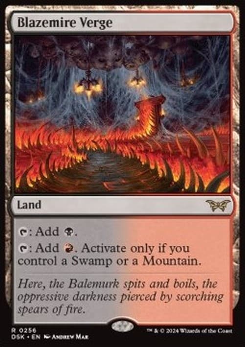 Magic: The Gathering Blazemire Verge
