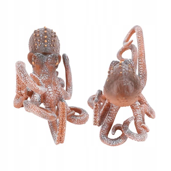 OCTOPUS FIGURINE – LARGE OCTOPUS MODEL – LEAF-SHAPED
