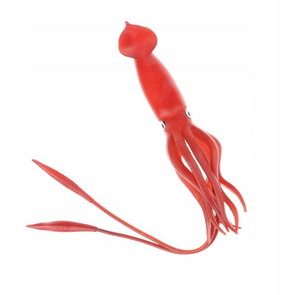 Realistic plastic wildlife: Jungle, Forest, Ocean, Animals – Large squid action figure