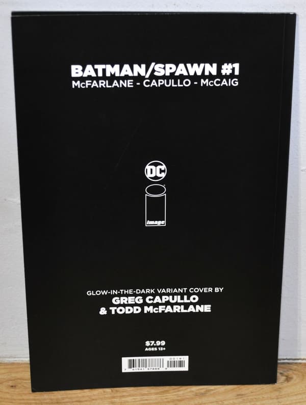 BDB+ BATMAN SPAWN 1 GLOW-IN-THE-DARK VARIANT