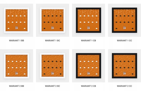 LEGO MINIFIGURES FRAME 71052 SERIES 29 27CM
