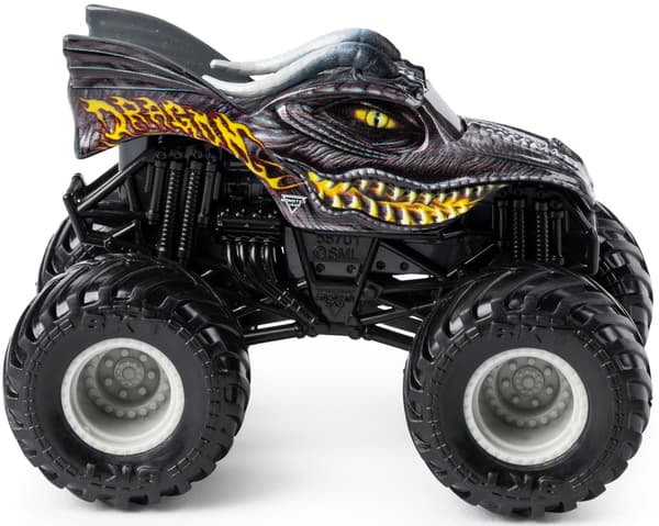Monster Jam Dragon 1:64 model + Spin Master figurine