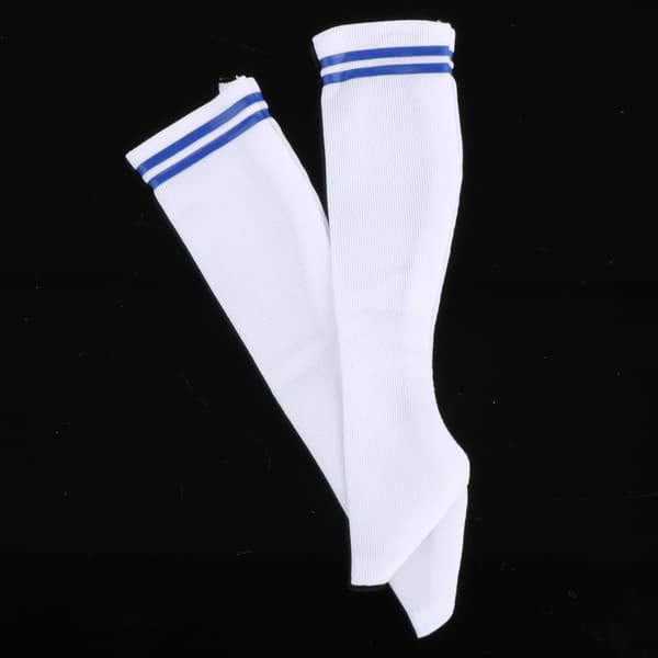 1/6 scale sock accessories – ‘Moda Stylowy Mini Stripe’ blue crew-neck top