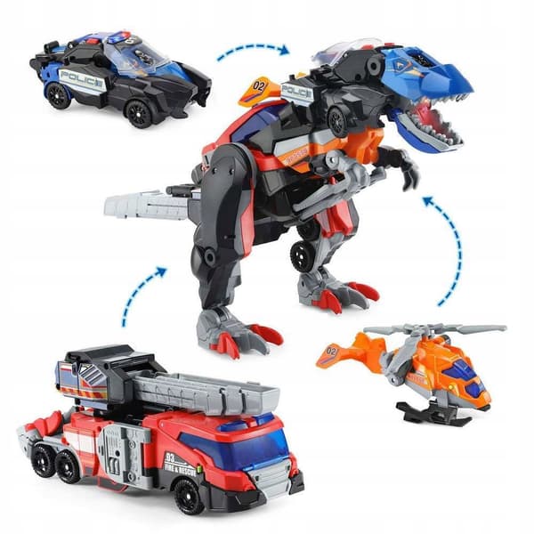 VTECH Switch & Go Dinos Rescue Riders 3-in-1 Interactive Figure