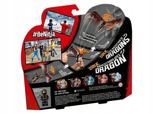 LEGO 70645 Ninjago – Cole – Dragon Master – Spinner Capsule – Dragon Attack